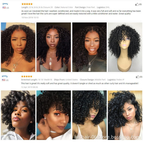 Top Quality Grade 12A Double Drawn Funmi Bouncy Curl Human Hair Extension
